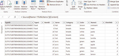Редактор Power Query