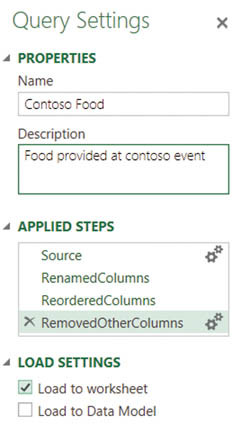 Описание запроса