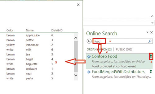 Поиск и использование общего запроса