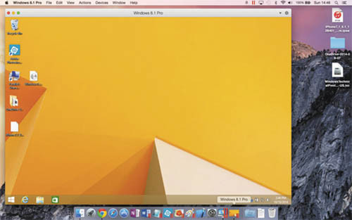 Windows на виртуальной машине Mac OS X