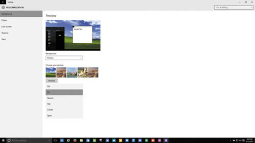 Выбор способа представления изображения на экране