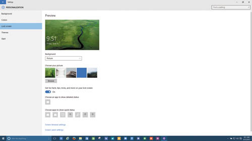 Настройка экрана блокировки на вывод изображения