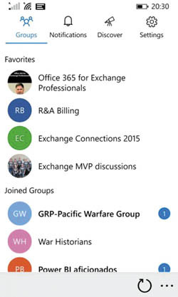 Работа с группами