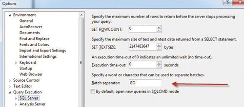 Меню Tools, пункт Options