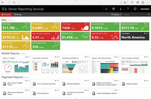 Обновленные службы Reporting Services