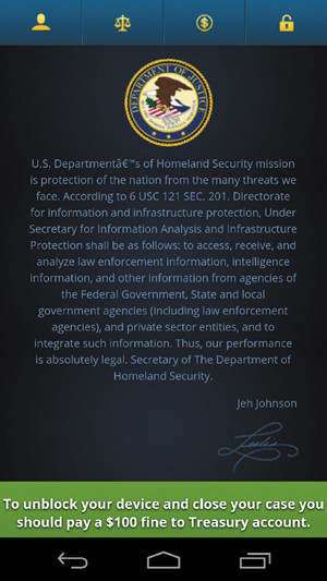 Окно, которое открывает троянец Fusob