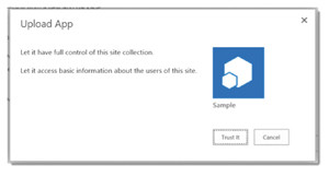 Подтверждение настройки