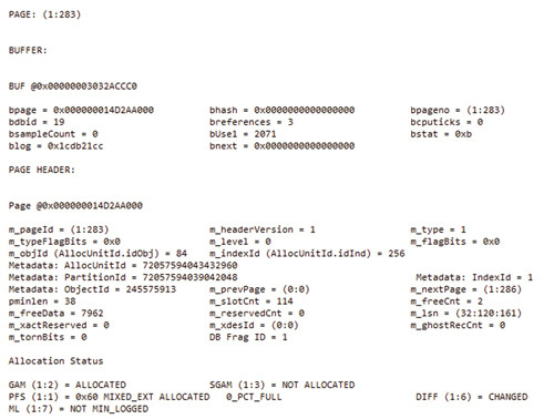 Заголовок данных