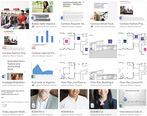 Эскизы и представления для предварительного просмотра