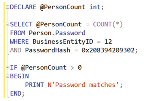 Пример кода