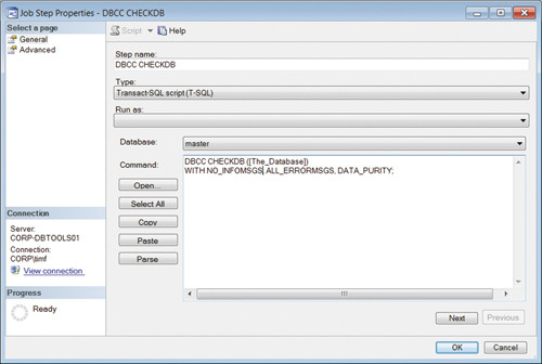 Страница команды первого шага