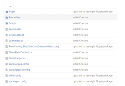 Пример схемы кода для проекта Web
