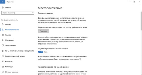 Местоположение