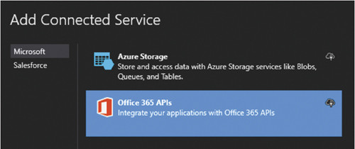 Выбор варианта Office 365 API