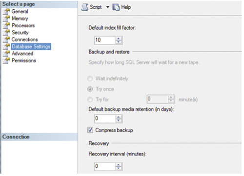 Коэффициент заполнения индекса был причиной «разбухания» базы данных