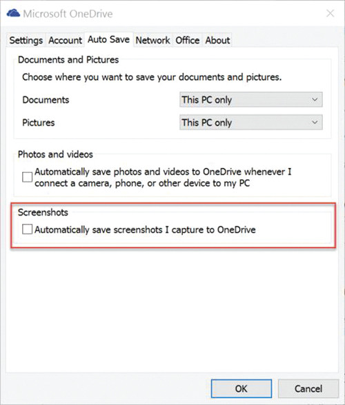Отключаем перехват действия клавиши печати экрана