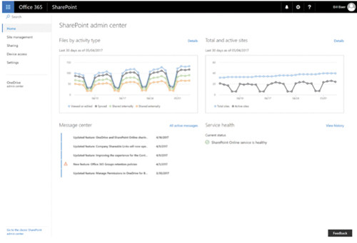 Обновленный интерфейс Office 365 и SharePoint Online