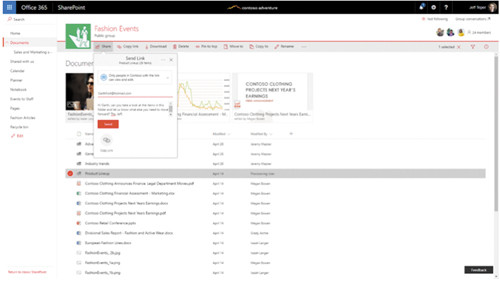 Совместный доступ к определенным папкам в сайтах групп