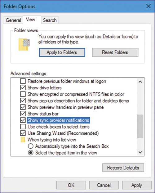 Отключение уведомлений