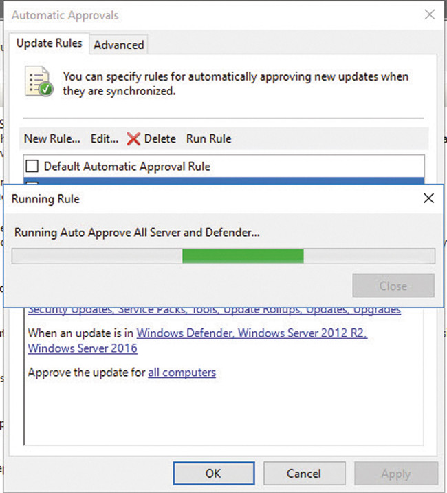 Ручной запуск правила утверждения