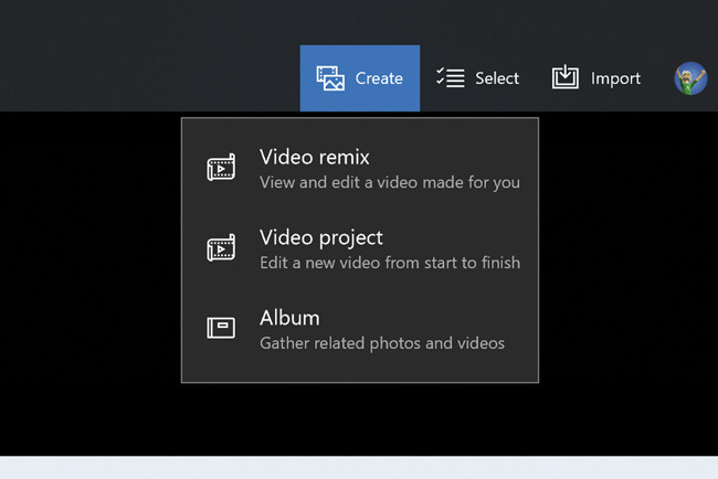 Функции создания в приложении «Фотографии»