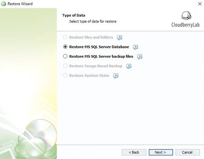 Восстановление базы данных SQL Server