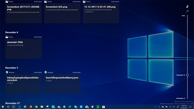 Timeline объединяет данные и операции