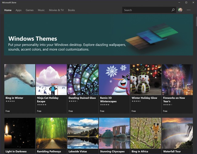 Фоновые заставки для интерфейса системы