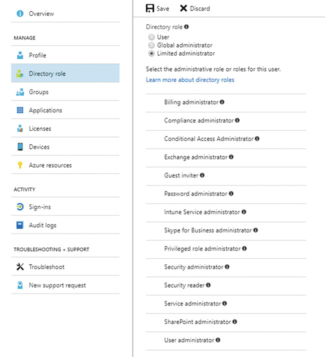 Назначение специфических ролей