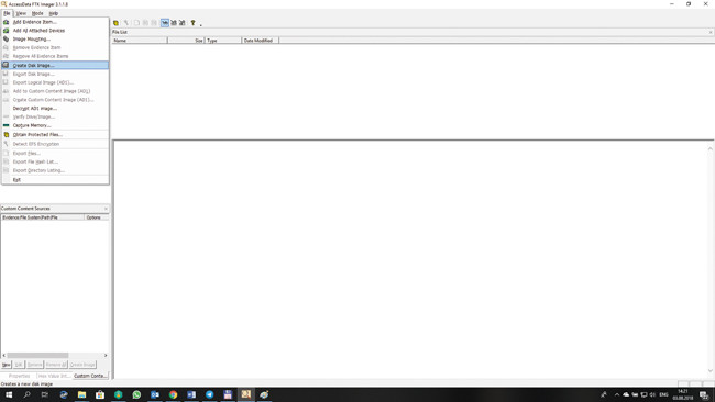 Снятие образа жесткого диска