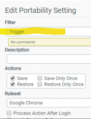 Завершение настройки триггера