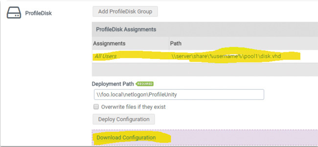 Указание расположения и группы