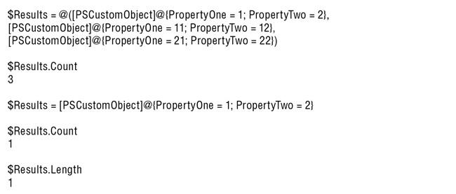 Обработка одиночных объектов PSCustomObject в PowerShell Core 6.1