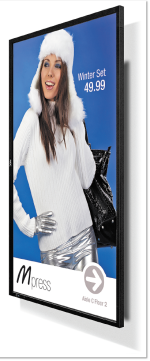 Рисунок 4. 55-дюймовый дисплей NEC MultiSync X551S относится к классу дисплеев с панелью LED (технология S-PVA). Он имеет порты HDMI, DVI, VGA и Ethernet, разрешение 1920?1080, яркость 600 кд/м2, контрастность 4000:1 и может работать в режиме 24?7. Такие модели получили широкое распространение в сфере торговли и транспорта, нередко они используются в конференц-залах и общественных приемных.