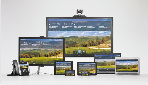 Для рынка ВКС характерны расширение спектра поддерживаемых терминалов и, соответственно, охват все большего числа пользователей. На фото — портфель продуктов Polycom с новым интерфейсом.