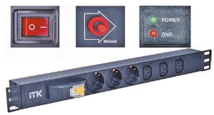 Модульные блоки розеток ITK