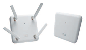 Рис. 4. Пока беспроводные точки  с поддержкой 802.11ac Wave 2 оснащаются двумя стандартными портами Gigabit Ethernet. На фото — Cisco Aironet 1850 Access Point