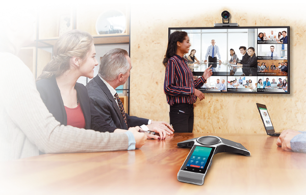 Встроенный в терминал VC800 сервер MCU позволяет подключить к видеоконференции до 24 участников