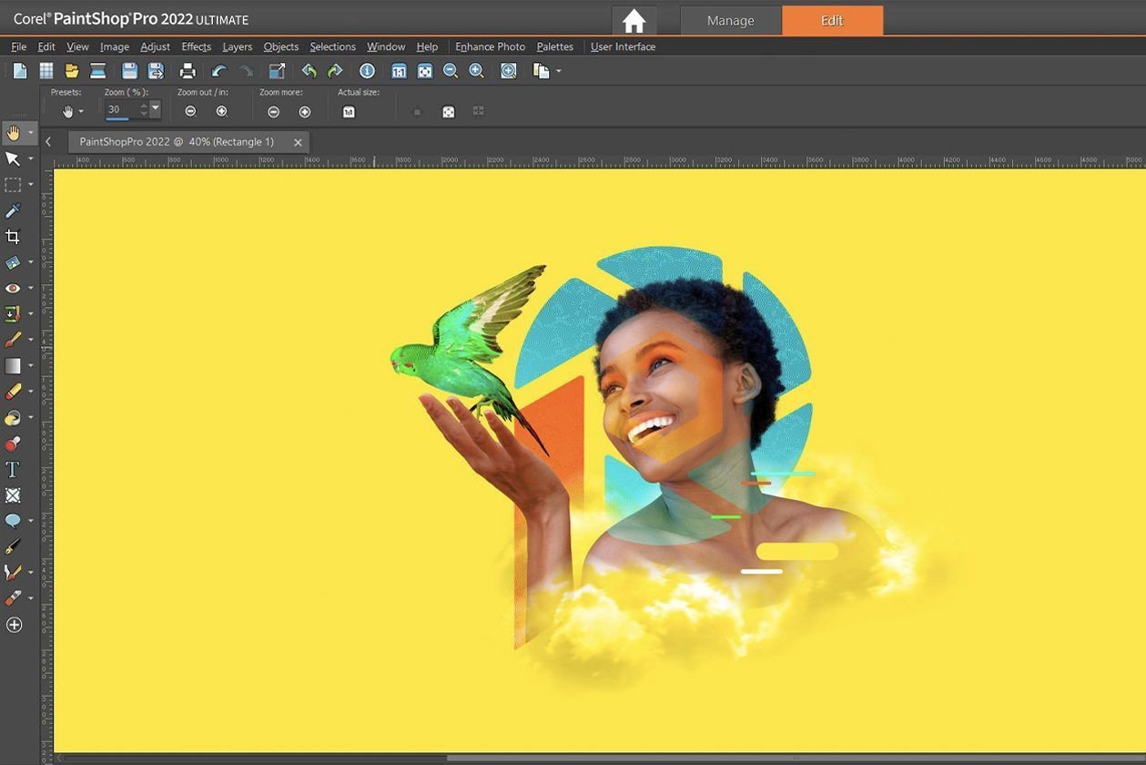 PaintShop Pro 2022: искусственный интеллект упрощает работу с фотографиями