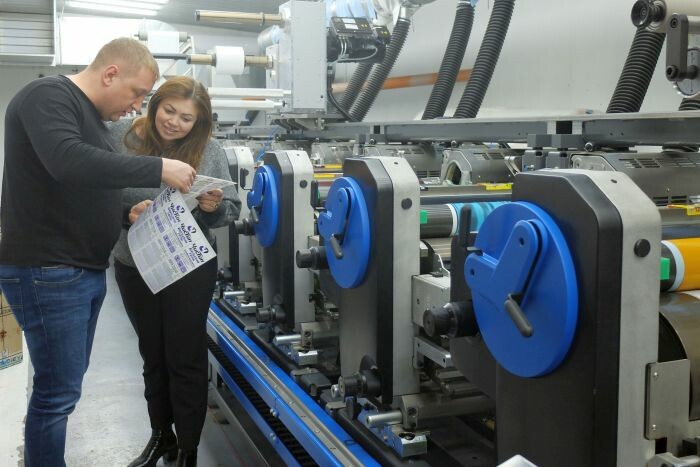 Флексографская печатная машина Gallus Labelmaster 440 установлена в «Эталон и К» (Ступино) 