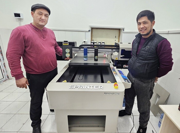 «Смарт-Т» установила УФ-принтер Sprinter DPP A1E в Ташкенте