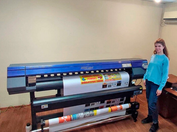 MataPrint установила принтер ARK-JET SOL 160 в Казахстане