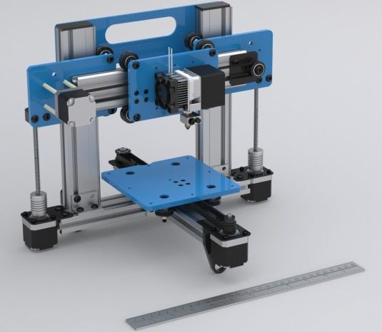 Недорогой 3D-принтер распечатывает детали со скоростью до метра в секунду