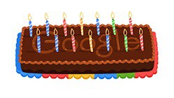 Google, дудл, 14 лет