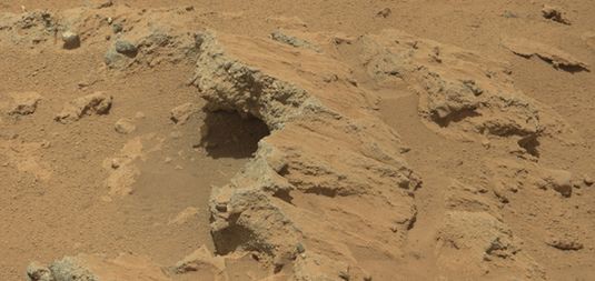 Curiosity Марс НАСА водный поток