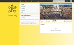 У Папы Бенедикта XVI появился аккаунт в Twitter — @pontifex