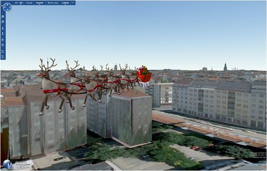 NORAD следит за Санта-Клаусом с помощью Microsoft Bing