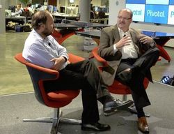 Пол Мариц и Билл Рух, старший вице-президент General Electric