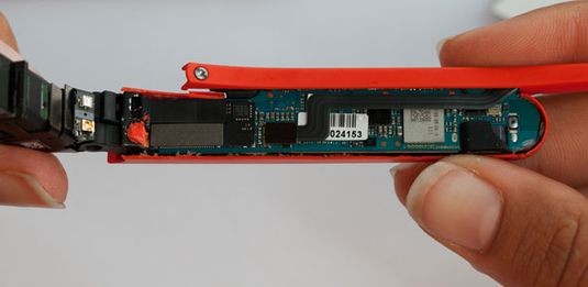 Внутренности очков Google Glass