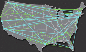 Алгоритм выбора кратчайшего маршрута